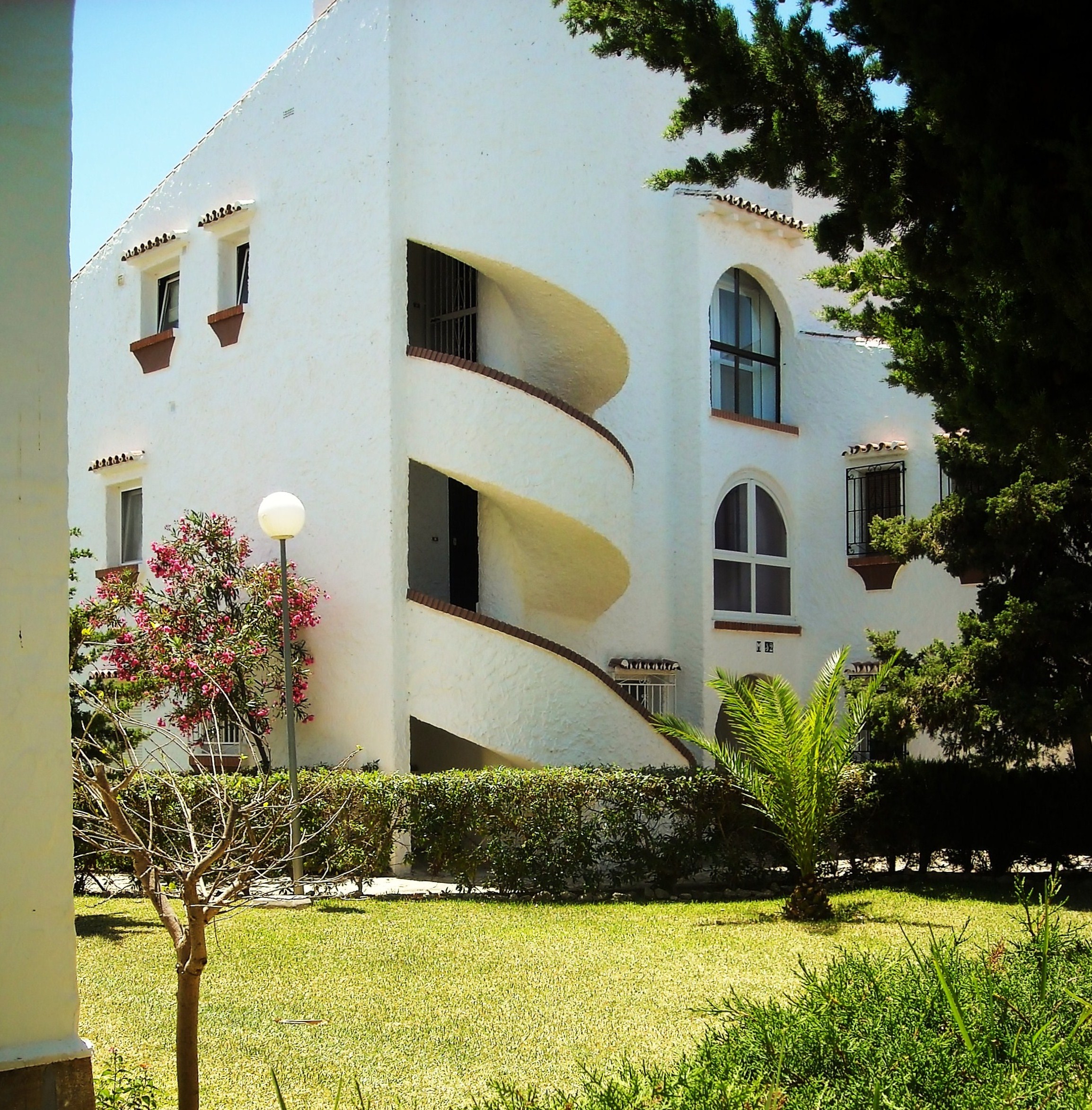White Andalusian building in Torrox Costa